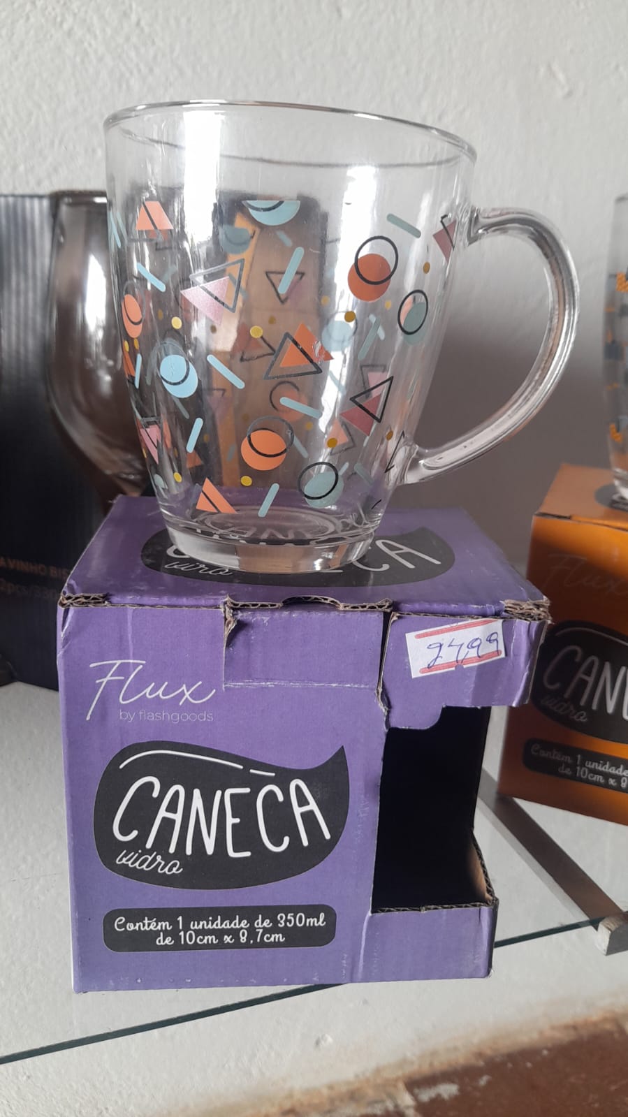 Caneca Flux by Flashgoods - Vidro 350mL