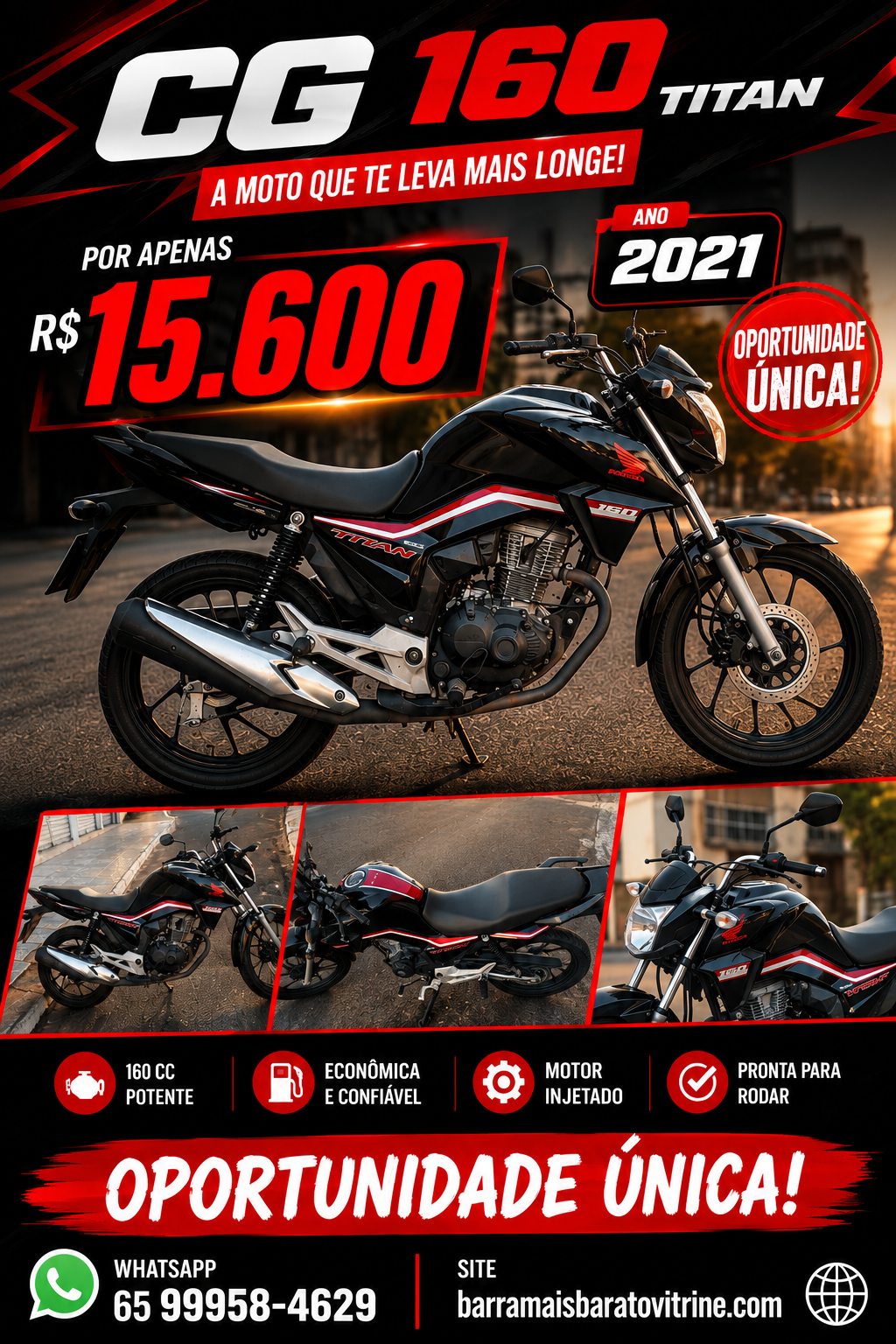 CG 160 TITAN 2021 ve vip